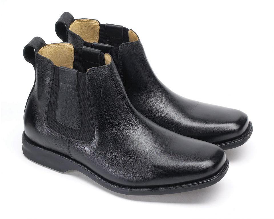 Anatomic & Co Amazonas Chelsea Boot Black Soft Leather wide Fitting rrp £139.95 